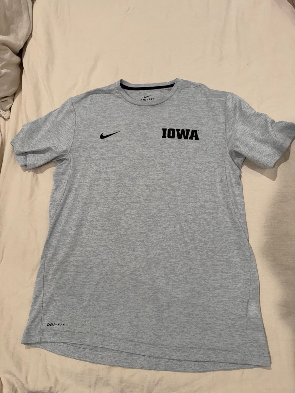 University of Iowa Nike dri fit athletic tshirt
